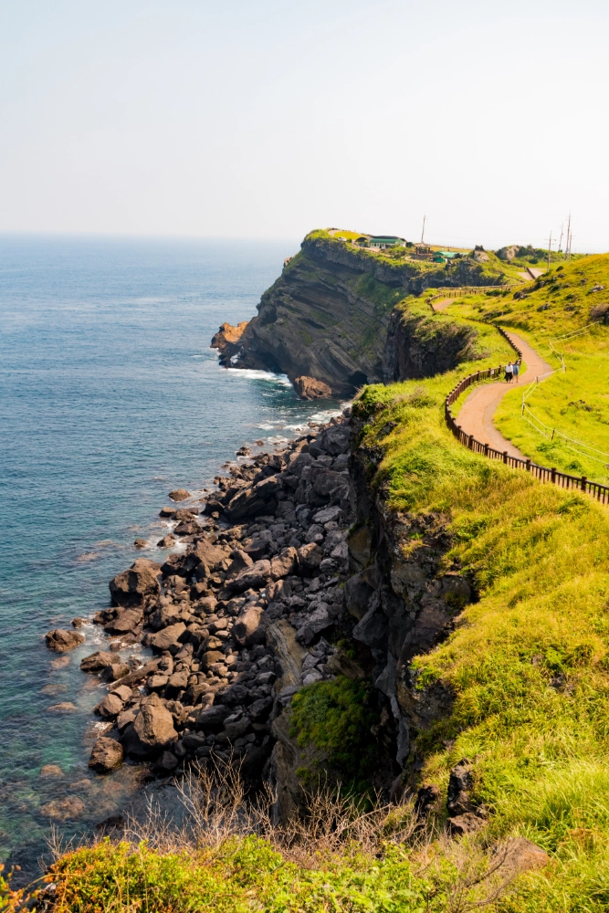 The coastline of Jeju Island, South Korea